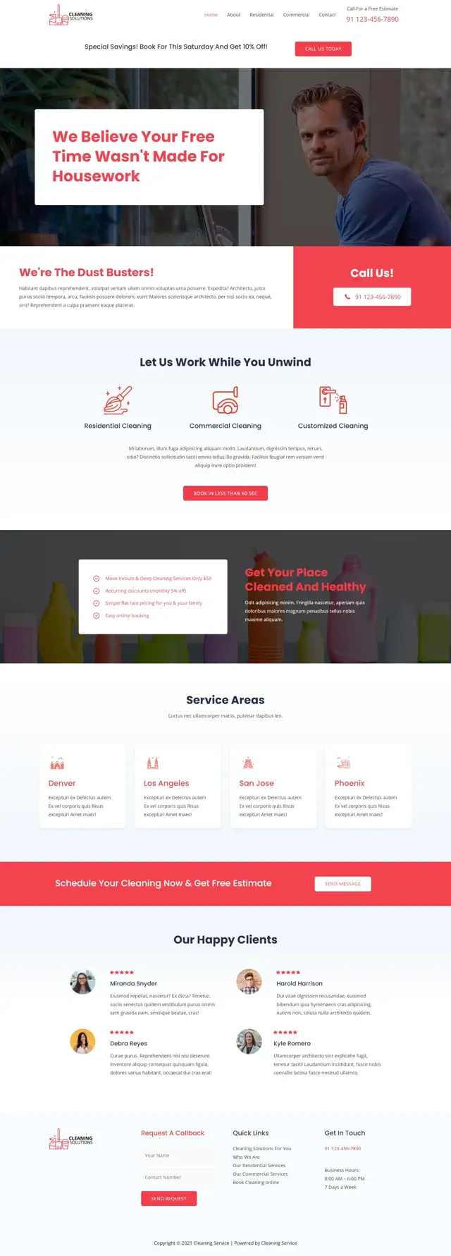 Website Sample Cleaning Svc