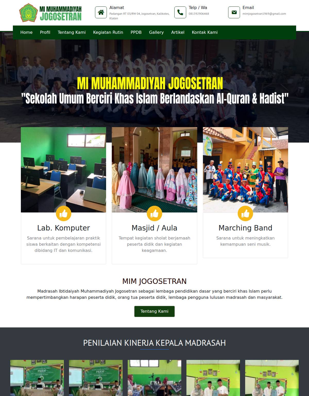 Website MIM Jogosetran